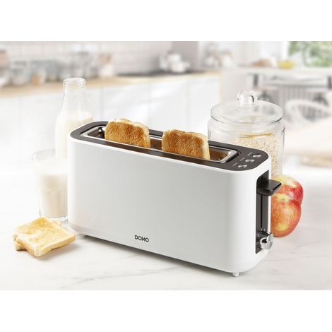 Langschlitztoaster Cool Touch, 2 Scheiben, 3 Funktionen, 7 Stufen 980Watt