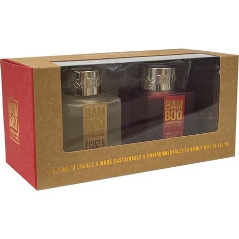Coffret cadeau de 2 Diffuseurs à bâtons éco responsable (1/2)