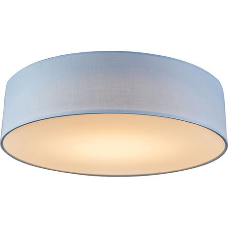 Deckenleuchte blau 40 cm inkl. LED - Drum LED