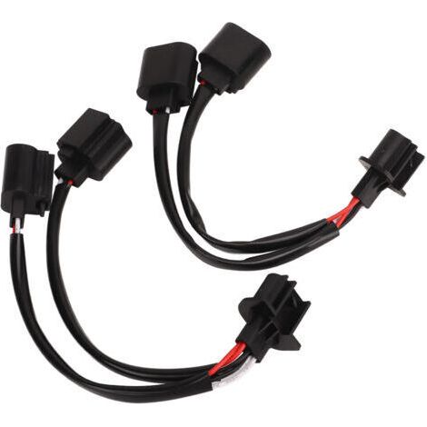 [JAMAIS UTILISÉ]2 pièces 9008 H13 phares Conversion faisceau de cblage adaptateur de prise mle à femelle Plug and Play pour camion pick-up LED fil (1/4)