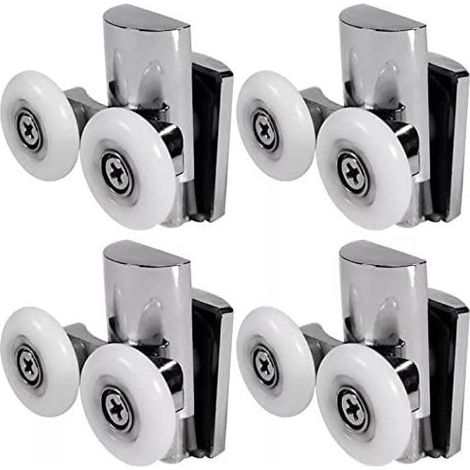 Roulettes Porte Douche 23mm – Haut/Bas (1/4)