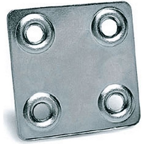 Lastrina quadra ferro zincata40x40