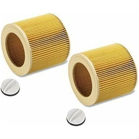 Filtre à cartouche Pour Karcher WD2 wd3 MV3 etc. Comme 6.414552.0 2pcs