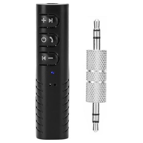 Récepteur audio Bluetooth 4.1 Lavalier avec prise auxiliaire 3,5 mm et adaptateur mains libres pour voiture. (1/5)