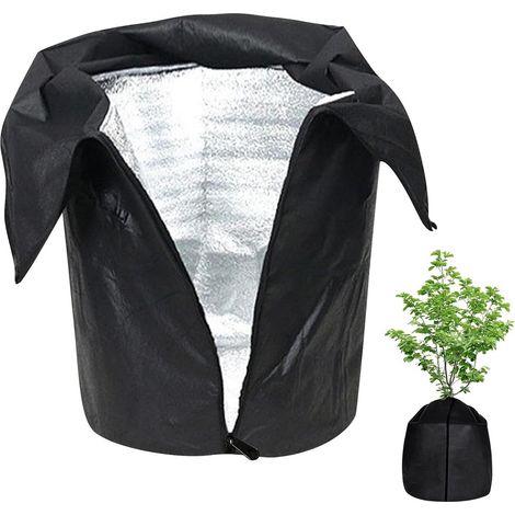 Protection thermique pour plantes - 45 x 50 cm - Isolation - Protection hivernale - Housse de protection pour plantes en pot - Protection contre le gel - Plantes pour plantes en pot - Arbustes (1/5)