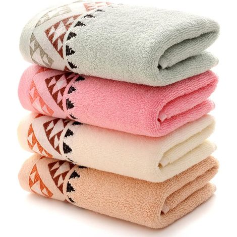 APEX 4 Units Cotton Hand Towels Bath Towels Set - Multipurpose Use Towels with High Absorbency (Variety), Sport Towels for Beach, Bath, Hand, Face, Gym or Spa (35x75cm) (1/5)