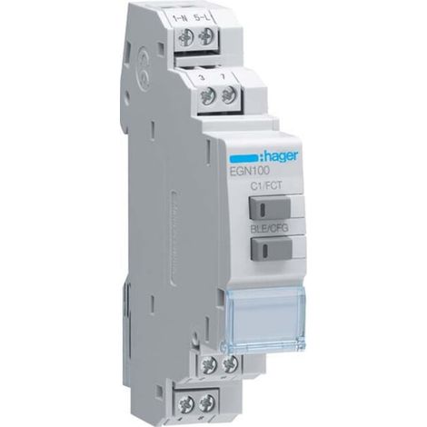 Hager Digit.Multi-Zeitschaltuhr m.Bluetooth 1-Kanal EGN100