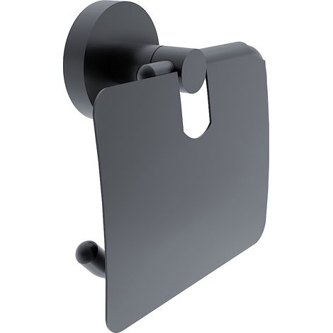 Nimco Dérouleur À Papier Wc Mural, noir mat, Unix noir mat UNC 13055B-90 (1/4)