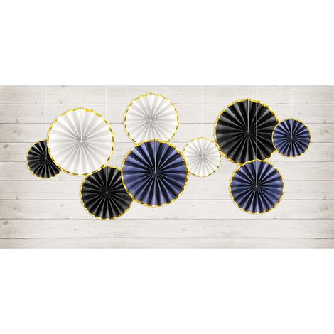 Rosetones decorativos, color azul marino (1 paquete / 3 uds.) (1/5)
