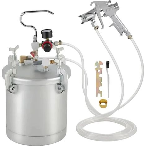 Druckfarbdose, 10 l Fassungsvermögen, einstellbarer Druck, 220–240 V EU-Stecker (1/5)
