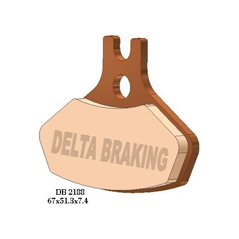 Plaquettes de frein avant Delta CAN AM 450 DS DS X 2x4 08 15 Quads CAN
