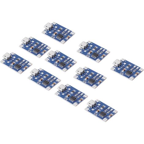 10 Stück Micro-USB 1A Lithium-Akku-Ladegerät-Schutzmodul-Ladeplatine (1/5)