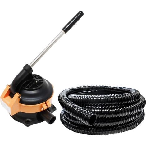Pompe À Eau Manuelle + 5m de tuyau Pour Jardin, Maison, Salle De Bain, Étangs