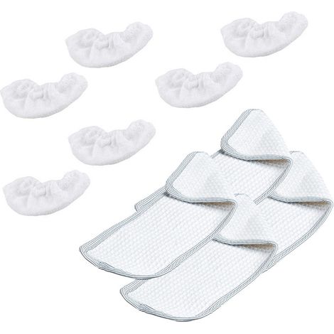 Ersatzteil - Set aus 4 Lappen + 6 Polster Original -  - POLTI, DOMENA