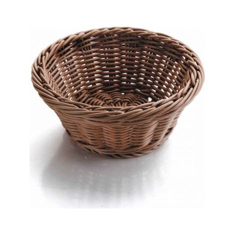 CESTA DE PAN REDONDA MARRON 23X23X8 - LACOR