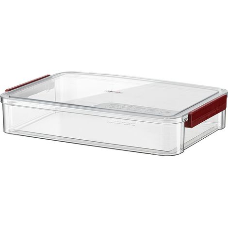 Transparente Aufbewahrungsbox mit Deckel, A4-Format (8 x 11 Zoll), A4-Kunststoffbehälter, stapelbarer Ordner für A4-Zeitschriften und -Dokumente, Schreibtisch-Organizer für Rechnungen und Dokumente.