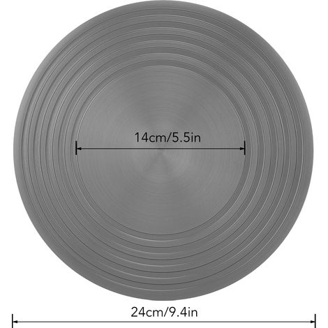 Ortviai Diffuseur de Chaleur Anti-dérapant pour Plaque à Gaz – Plaque en Alliage d’Aluminium 24 cm avec Levier (1/4)