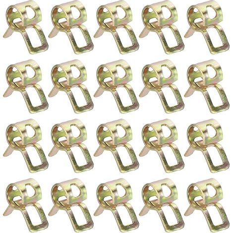 20pcs Collier À Ressort Pour Tuyau 5.5mm Clip À Ressort Coloré (1/5)