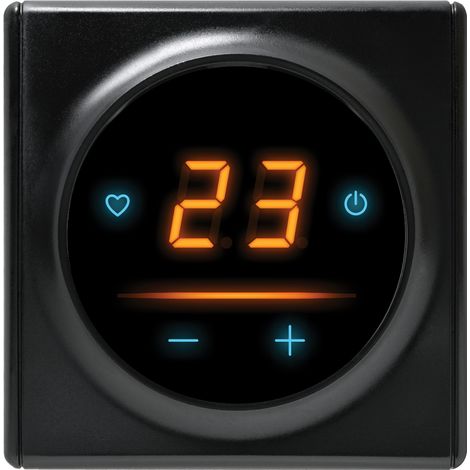 Thermostat, Régulateur de température OneKeyElectro 25 WIFI Tactile avec cadre Florence - noir