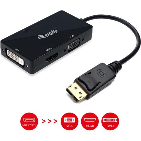 equip 133441 câble vidéo noir 0,24 m
