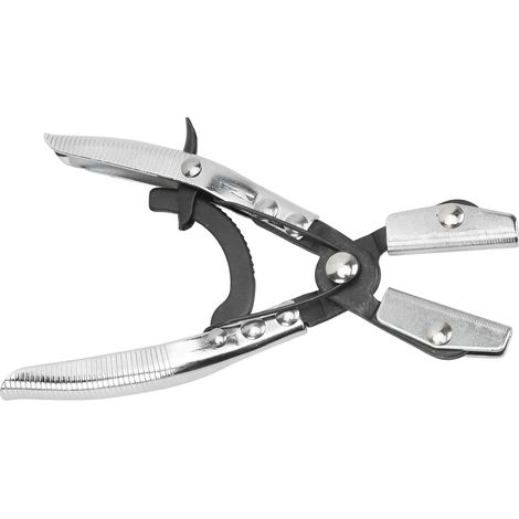Pince à crémaillère universelle rotative pour tuyaux de radiateur, frein et liquide de refroidissement automobile - 8 pouces / 20,3 cm (1/5)