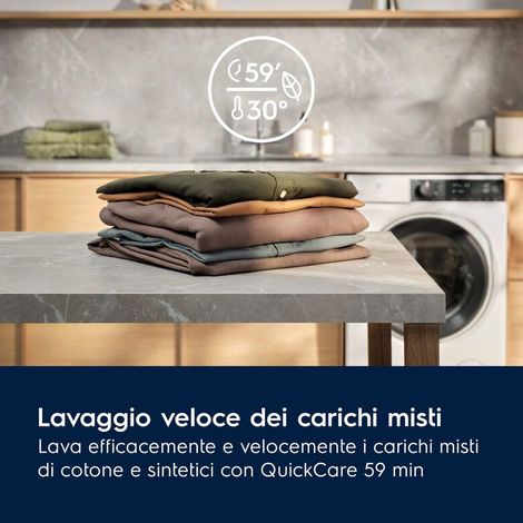 Electrolux EW7F411BG3 Lavatrice SteamCare A Libera Installazione 11 Kg, 1351 Giri, Classe A, Bianco (1/5)