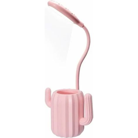 Lampe de Bureau Sans Fil Lampe de Table LED Tactile avec Luminosit Ajustable et Pot Crayon Cadeau Original pour Ado Rose YYV (1/4)