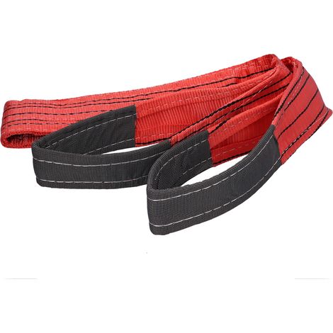 Sangle de levage souple en PES épais plat 5T, largeur 4,72 pouces, pour le transport, 3 mètres (9,8 pieds) (1/5)