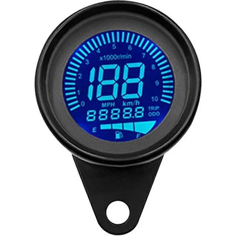Compteur de vitesse numérique pour moto, odomètre avec éclairage nocturne, B (1/5)