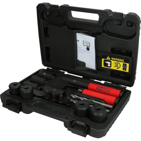 KS Tools Felgenschloss-Ausbohr-Satz, 16-tlg