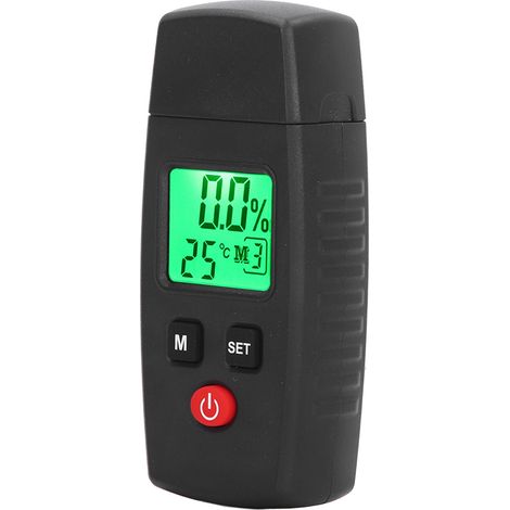 Holzfeuchtemessgerät mit Stiftsensor, Digitalanzeige, 3-in-1-Feuchtedetektor für Materialien (1/5)