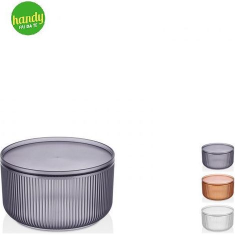 Contenitore tondo Prisma H&H 2,3 litri colori assortiti