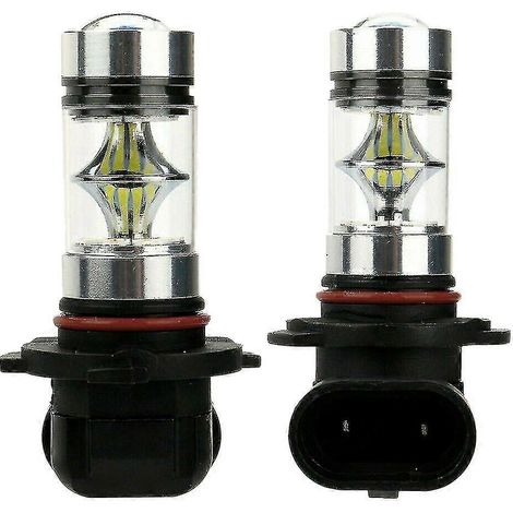 2 ampoules LED antibrouillard/projecteur 6000K Super White H10 9045 9145 9140 100W 1200lm (1/5)