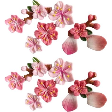 Adesivi per auto, decorativi, impermeabili, set di adesivi floreali per auto, veicoli, camion, furgoni, barche, campeggio, uso interno ed esterno, stile retrò, 32 (1/4)