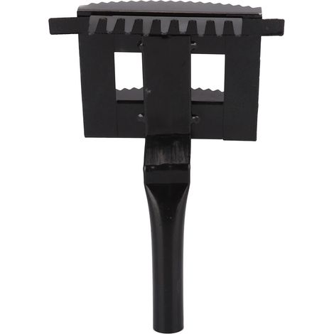 1PCS Brosse à bétail, peigne métallique double face, poignée en caoutchouc, pour vache et veau (1/5)