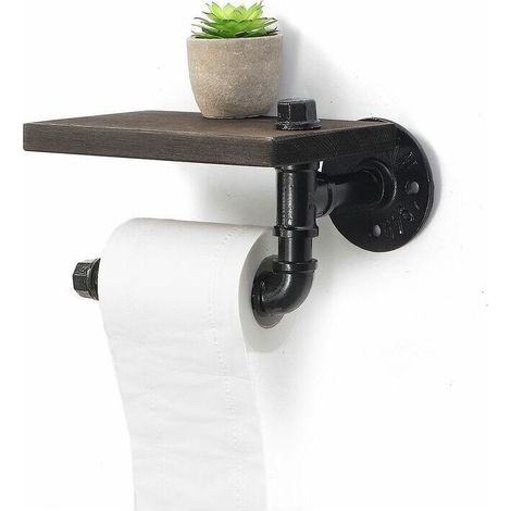 Porte-tuyau d'eau en fer forgé porte-serviettes en papier 2 (1/5)