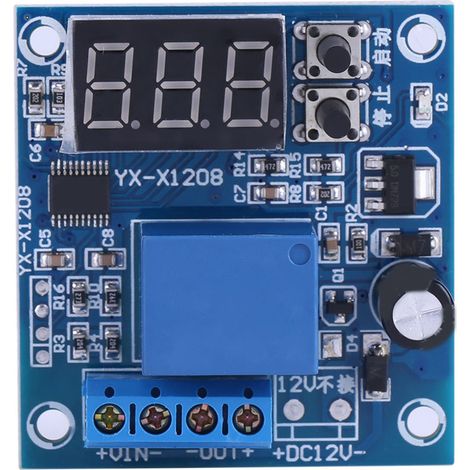 Module de commande marche/arrêt automatique d'une carte de protection contre la sous-tension pour batterie de stockage 12 V (1/5)
