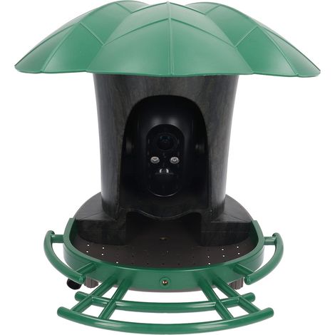Vogelfutterhauskamera 4G 2MP HD Wasserdicht Solarbetrieben KI-Erkennung Intelligente Vogelbeobachtungskamera (1/5)