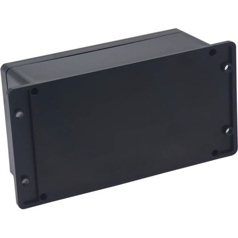 Boîte de jonction électrique étanche IP65 en plastique ABS avec patte de fixation, noire, 200 x 120 x 75 mm (1/5)