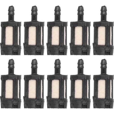 Lot de 10 filtres à carburant pour tronçonneuse, pièces de rechange compatibles avec Husqvarna (1/5)