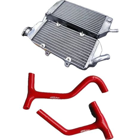Radiatore in alluminio con capacità di raffreddamento migliorata.