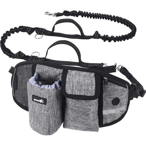 Laisse Canicross Chien, Laisse Mains Libres Chien Jusqu'à 50kg (1/5)