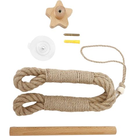 Toilettenpapierhalter aus Hanf, zur Wandmontage (1/5)