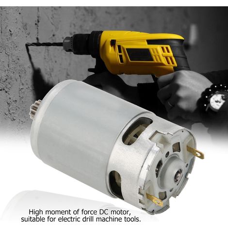 12-Zahn-Gleichstrommotor mit zwei Geschwindigkeiten für Bohrzubehör von Elektrowerkzeugen, 12 V (1/5)