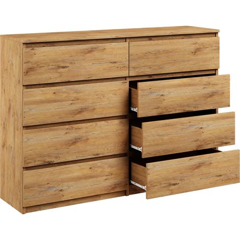 Kommode mit 8 Schubladen 140 artistan Sideboard Bella (1/5)
