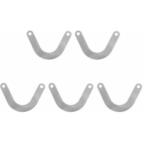 Packung mit 10 U-förmigen Metallventilplatten, Metallverbinder für Luftkompressoren, Ventilplatte mit 60 mm Breite, Ersatzteile für Elektrowerkzeuge, Zubehör.