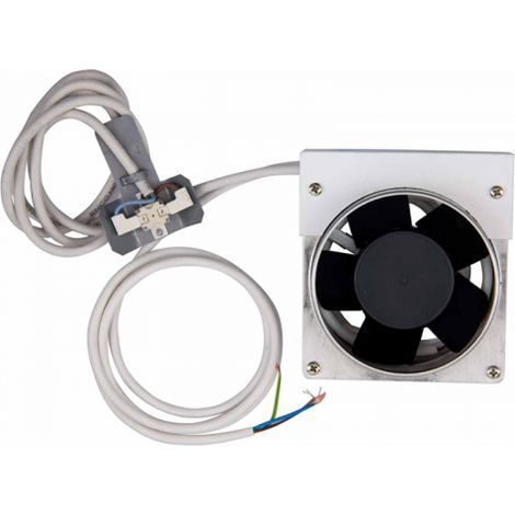 Kit Extractor Tiro Forzado Hogartec Ø110mm 230V 20W Para Calentadores 5-14L y Calderas 10-25kW Evacuación de Gases