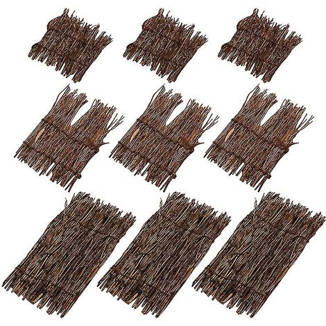 9 mini tapis de clôture en bambou (1/3)