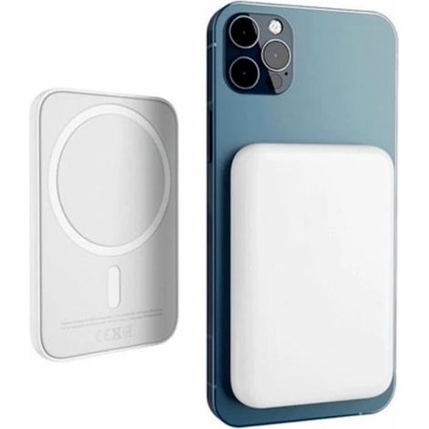 TrAdE Shop Traesio - Power Bank Magnetico Caricabatterie Smartphone Wireless Tascabile 20000mah Ios Android - (1/5)
