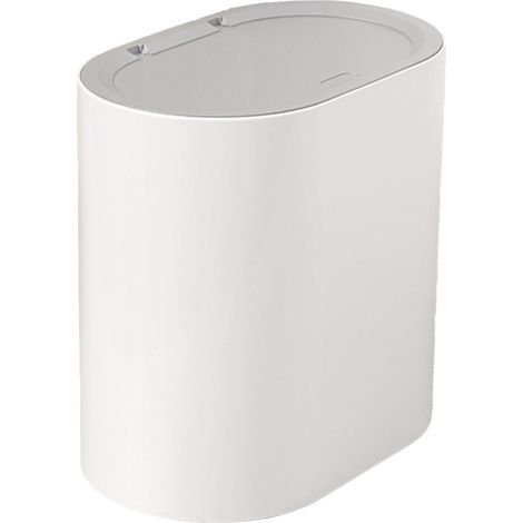 Poubelle automatique de salle de bain avec couvercle, capteur, fine, à capteur étroit - Poubelle de salle de bain (1/5)